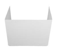 FOMIYES Séparateur de Bureau Pliable en Plastique Transparent - Panneau de Confidentialité Individuel pour Salle de Classe et Bureau - Cloison de Séparation D’Étude pour Élèves et Examens