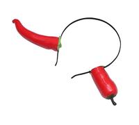 FOMIYES Serrage-tête De Fête Pour Adultes, Bandeau Décoratif En Mousse Forme Piment Rouge, Accessoire Coiffure Amusant, Léger Et Antidérapant, Soirée Déguisée Et Cosplay