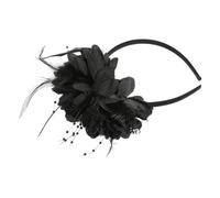FOMIYES Serre-tête à Fleurs Et Plumes Bandeau à Plumes Pour Femme De Style Bibi