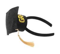FOMIYES Serre-tête Chapeau de Graduation avec Pompon Décoration pour Cérémonie de Remise de Diplômes Accessoire pour Cheveux