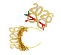 FOMIYES Serre-tête Festif pour Réveillon du Nouvel An Bandeau à Chiffres Colorés Accessoire de Coiffure pour Célébrations