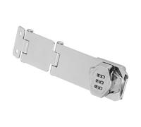 FOMIYES Serrure à Combinaison Mécanique 4 Pouces pour Tiroir, Verrou de Tiroir de Bureau en Fonte Massive, Double Charnière 90° Adaptée aux Armoires, Casiers et Classeurs, Sécurité