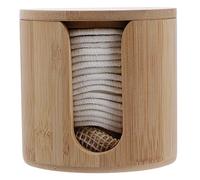 FOMIYES Set De Lingettes Démaquillantes Réutilisables Fibre De Bambou Et Coton Éponges Douces Pour Visage Avec Sac Maille Et Boîte De Rangement Portable