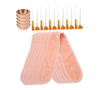 FOMIYES Set de Soins Visage pour Esthéticiennes avec Bol Mélangeur Bandeau Rose Doré Confortable et Applicateur Masque Kit Professionnel pour Spa et Soins à Domicile