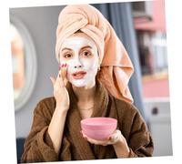 FOMIYES Set Kit Masque Visage avec Bol Mélangeur Compressé et Pinceau Doux Outils DIY pour Application Uniforme Soin Peau à Domicile