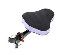 FOMIYES Siège Enfant Pliable pour vélo électrique, Selle avec Dossier en Acier au Carbone, Coussin de sécurité Noir, siège vélo bébé Confortable et Robuste pour balades sécurisées