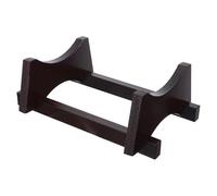 FOMIYES Socle Marron en Bois 3 L pour Baril de Vin, Support Autoportant Stable pour Casier à Vin, Base pour Distributeur de Boissons Adaptée au Bar et Salle à Manger