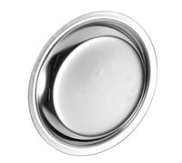 FOMIYES Soucoupe à Thé Ronde en Acier Inoxydable 304, Dessous de Tasse Léger et Résistant pour Sachet de Thé, Accessoire Maison et Bureau, Protection la Chaleur