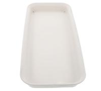 FOMIYES Soucoupe Rectangulaire Plastique Plateau d'Égouttage 40X17Cm pour Plantes en Pot, Bac à Eau pour Jardinières et Pots d'Intérieur et Extérieur