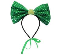 FOMIYES St. Bandeau De Fête De La Patrick Bandeau Porte- Cerceau À Paillettes Vertes Bandeaux À Nœud Accessoires De Costume De Festival pour Chiens De Compagnie Chats B