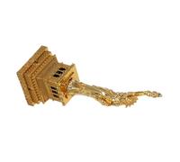 FOMIYES Statue en Métal Doré 15 Cm, Statuette Décorative pour Maison et Bureau, Sculpture Souvenir New York Liberty, Ornement pour Décoration Intérieure et Bureau