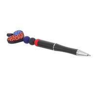 FOMIYES Stylo gel créatif en silicone thème fête nationale américaine, stylo cœur drapeau USA, pour prendre des notes et dessin, idéal école et loisirs créatifs, couleur multicolore