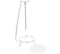 FOMIYES Support à Brochettes Barbecue en Acier Inoxydable avec 2 Aiguilles Pointues, Rack Suspendu Multifonction pour Gril, pour Camping, Pique-niques Cuisine en Plein Air, Ustensile