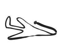 FOMIYES Support de Microphone à Suspendre Autour du Cou Réglable, Pied de Microphone Stable en Plastique Léger Noir, Porte-micro Cravate Pratique pour Scène et Performance Live