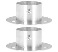 FOMIYES Support de Rampe en Métal Lot de 2 pour Escalier Intérieur Design Moderne et Résistance Accrue Compatible Balustres pour École Montage Simple