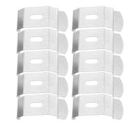 FOMIYES Support de Store Vertical en Métal, Fixation Plafond et Murale, Lot de 10 Set de Pièces, Compatible Stores à Persiennes, Accessoires pour Voilages et Décor Intérieur, Installation