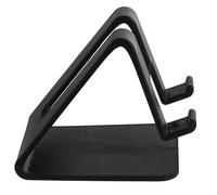 FOMIYES Support de Téléphone de Bureau en Plastique Noir, Porte-Bloc Capacité de Charge, Mains, pour Téléphone et Tablette la Maison Lit