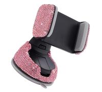 FOMIYES Support de Téléphone de Voiture Bling-Bling Rose en Abs