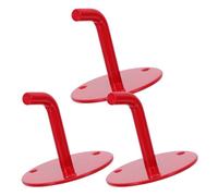 FOMIYES Support Mural Métallique pour Extincteurs 2-9 Kg, Crochet de Fixation Sécurisé, Lot de 3 Pièces, pour Maison, Bureau et Entrepôt, Support de Montage Anti-Rouille pour Équipements