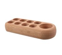 FOMIYES Support pour Bouteilles Huiles Essentielles Emplacements Organisateur Compact et Flexible pour et Vernis à Ongles Rangement Naturel pour Bureau et Maison