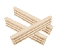 FOMIYES Supports à Dominos en Bois Naturel Lot de 3 Plateau Antidérapant pour Jeu de Train Mexicain, Accessoire de Table pour Jeux de Société et Loisirs Créatifs