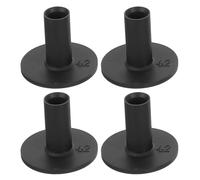 FOMIYES Supports Tees de Golf 42 MM Lot de 4 en Caoutchouc Réutilisable, Accessoires Compacts pour Entraînement en Extérieur et Practice sur Tapis