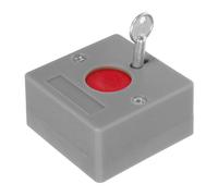 FOMIYES Système D'alarme d'urgence avec Bouton-Poussoir Manuel, Interrupteur D'appel Verrouillable à Clé, Bouton Alarme pour Salle de Bain, Compatible Usage Personnes Âgées et Soignants,