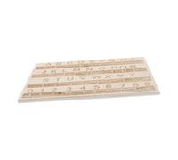 FOMIYES Tableau Braille Éducatif Montessori pour Garçon Fille Malvoyants Tableau Lettres et Chiffres Relief pour Apprentissage Tactile Du Braille Outil Pédagogique Initiation pour Jeunes