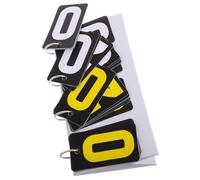 FOMIYES Tableau d'Affichage à Bascule en Plastique pour Tennis de Table et Basketball, Petit Tableau de Score Rabattable pour Suivi des Scores en Salle ou Extérieur