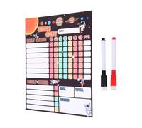 FOMIYES Tableau de Récompenses Magnétique pour Garçon et Filles, Calendrier Pratique de Comportement Aimants, Accessoire Éducatif pour Autonomie et Organisation Familiale, Tableau