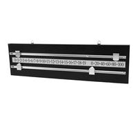 FOMIYES Tableau de Score Mural pour Billard et Snooker Compteur à Double Piste Rectangulaire Noir Fixation Murale pour Club et Usage Familial Dispositif de Notation Précis et Compact