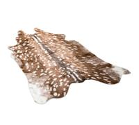 FOMIYES Tapis de Sol Imprimé Cerf Sika 78X108 CM en Matière Synthétique, Tapis Décoratif pour Salle à Manger et Chambre, Confortable et Doux