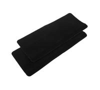 FOMIYES Tapis D'escalier Antidérapants Autocollants en Polyester Lot de 2 Noir, Confortables et Silencieux Protection pour Marches Intérieures pour Maison Moderne