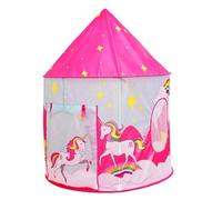FOMIYES Tente de Jeu Portable pour Garçon et Filles Rose, Cabane Tipi Pliable en Tissu Respirant et Lavable, Aire de Jeux Intérieure Créative, Maison de Tente Spacieuse pour Chambres