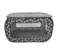 FOMIYES Tente pour Animaux de Compagnie en Tissu Oxford Lavable, Parc Pliable Respirant pour Petits Chiens et Chats, Nid Confortable et Sécurisé pour Couchage Intérieur et Voyage