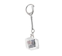 FOMIYES Testeur De Manche À Thé Porte-Clés Créatif Portable avec Base en Plastique Outil De Test De Clavier Mécanique Porte-Clés Accessoire De Clavier Café Abs