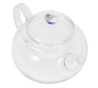 FOMIYES Théière en Verre Transparente 200 Ml Infuseur et Bec Verseur, Bouilloire Pratique pour Infusion de Thé en Vrac, Adaptée aux Moments de Détente la Maison