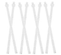 FOMIYES Tiges de Bouton-poussoir pour Chasse D'eau de Toilettes, 10 Pièces, Tiges Filetées Allongées pour Réservoir de Salle de Bain, Accessoires Compatibles pour Pièces de Rechange Wc,