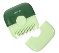 FOMIYES Tondeuse à Cheveux Manuelle pour Femmes Coupe-Bordures à Pointes Fourchues Peigne Tondeuse en Acier Inoxydable et Plastique Compacte et Portable pour Usage Domestique Couleur