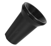 FOMIYES Tonneau Plastique Noir Rond en PP Multifonction pour Bars et Restaurants Surface Lisse Délicate et Nettoyage Facile
