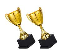 FOMIYES Trophée Compétition Plastique Lot de 2 Modèles Décoratifs pour Cérémonie de Remise de Prix Les Écoles Maternelles et Primaires