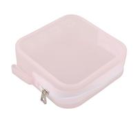 FOMIYES Trousse De Maquillage De Voyage Élégante en Silicone - Organiseur De Toilette Portable avec Étui À Pinceaux - Étanche - Design Semi-Transparent