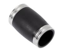 FOMIYES Tube D'accord à Deux Sections pour Clarinette Sib Haute Tonalité en Ébène 50mm, Accessoire Réglage du Son, Partie de Tube D'accord Compact et Léger pour Concerts, Écoles