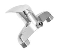 FOMIYES Vanne de Mélange D'eau Levier Unique, Argenté | Alliage D'aluminium, Filetage 2cm, Usage Maison et Chantier, Robuste, Pratique, Installation Simple
