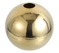 FOMIYES Vase Boule en Céramique Électroplaquée Dorée, Grand Format, Décoratif pour Bureau et Maison, Pot à Fleurs Élégant, Vase à Plantes D’intérieur, Décoration Simple et Moderne