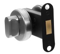 FOMIYES Verrou de Porte Indicateur Rouge et Vert 53 Mm en Acier Inoxydable 304 Brossé, Serrure sans Clé pour Toilettes Publiques, Verrouillage Simple et Pratique, Compatible Sanitaires