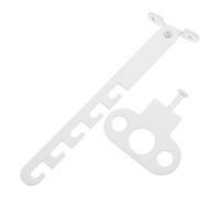 FOMIYES Verrou de Sécurité pour Fenêtre Intérieure en Fer Blanc, Crochet Anti-Vent Réglable, Limiteur d'Ouverture Compatible pour Fenêtres Battantes, Usage Domestique Sécurisé