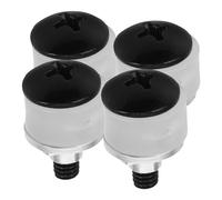 FOMIYES Visserie M4 pour Visière de Casque de Hockey - Kit 1 Jeu Rondelles en Acier Résistant aux Chocs - Pièces de Rechange Universelles pour Équipement de Hockey Montage et Réparation