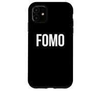 FOMO Fear of Missing Out Funny Saying Out Coque pour iPhone 11