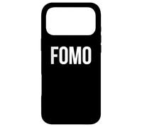 FOMO Fear of Missing Out Funny Saying Out Coque pour iPhone 17 Pro Max